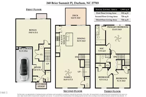 Floorplan - 240 Brier Summit Pl, Durham, NC 27703 photo 1 of 1