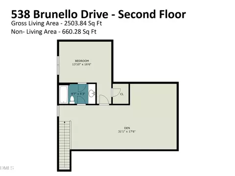 Floorplan - 538 Brunello Dr, Wake Forest, NC 27587 photo 1 of 2