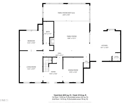 Floorplan - 111 Swordgate Dr, Cary, NC 27513 photo 1 of 5