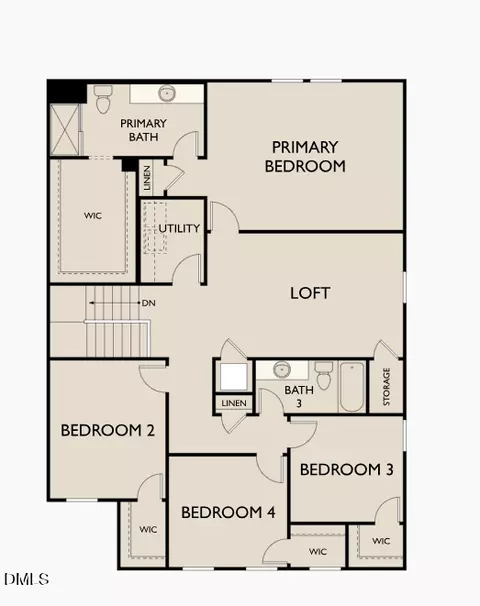 Floorplan - 1677 Solace Way, Wake Forest, NC 27587 photo 2 of 2