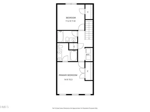 Floorplan - 236 Cedar Elm Rd, Durham, NC 27713 photo 3 of 4