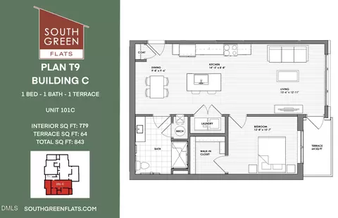 140 Two Hills Dr #101C, Carrboro, NC 27510