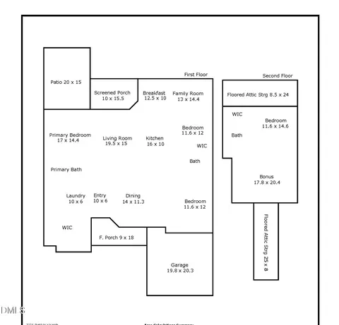Floorplan - 105 Manning Way, Durham, NC 27703 photo 2 of 2