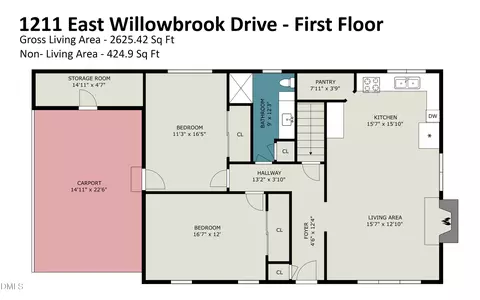 1211 E Willowbrook Dr, Burlington, NC 27215 photo 2