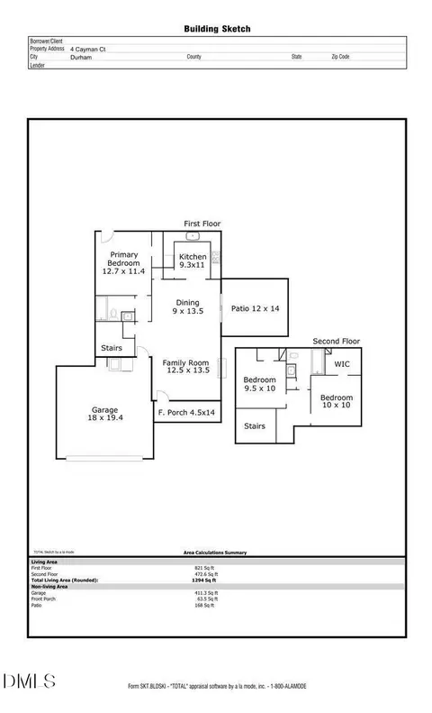 Floorplan - 4 Cayman Ct, Durham, NC 27703 photo 1 of 1