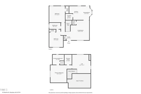 Floorplan - 8 Cilantro Ct, Durham, NC 27713 photo 1 of 1