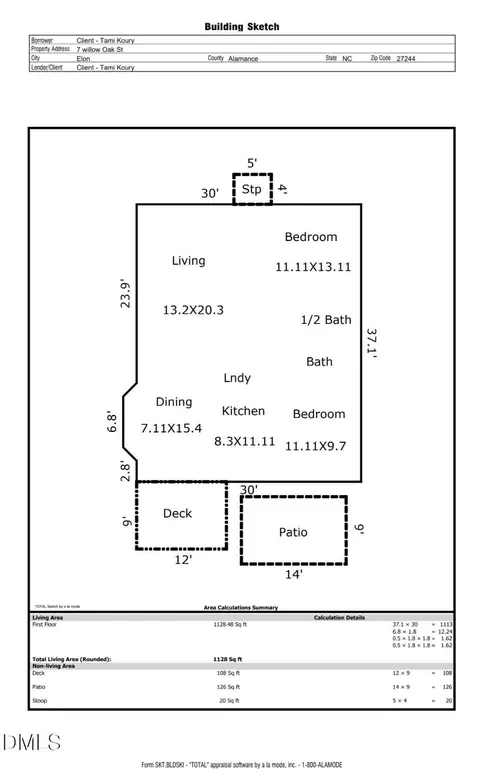 Floorplan - 7 Willow Oak St, Elon, NC 27244 photo 2 of 2