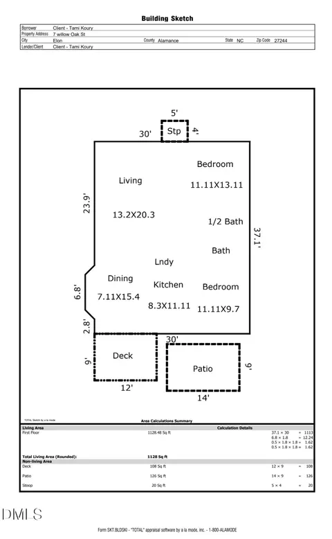 Floorplan - 7 Willow Oak St, Elon, NC 27244 photo 1 of 2
