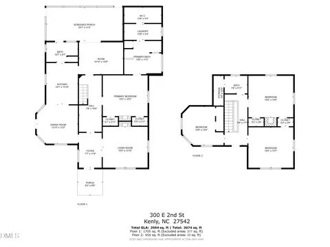 Floorplan - 300 E 2nd St, Kenly, NC 27542 photo 1 of 1