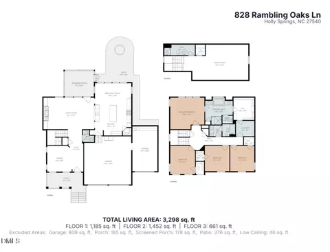 828 Rambling Oaks Ln, Holly Springs, NC 27540