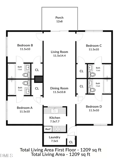 303 Smith Level Rd #C12, Chapel Hill, NC 27516