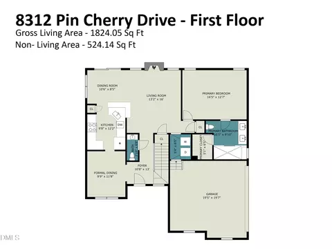 Floorplan - 8312 Pin Cherry Dr, Willow Spring, NC 27592 photo 1 of 2