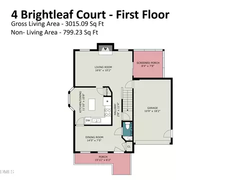 Floorplan - 4 Brightleaf Ct, Durham, NC 27713 photo 2 of 5