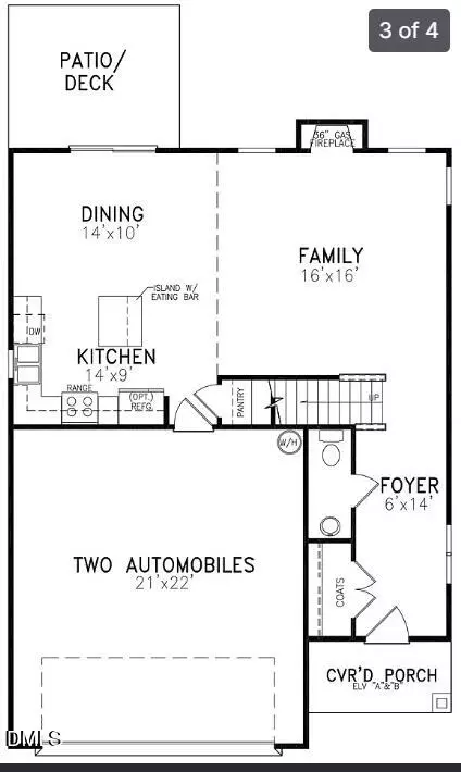 Floorplan - 139 Smart Ct, Clayton, NC 27520 photo 2 of 3