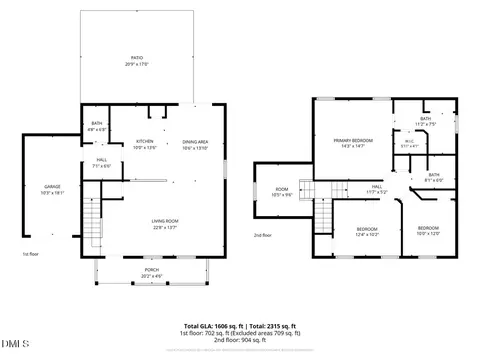 Floorplan - 414 Lodestone Dr, Durham, NC 27703 photo 3 of 3