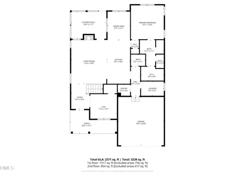 Floorplan - 7401 Hill Rd, Spring Hope, NC 27882 photo 2 of 3
