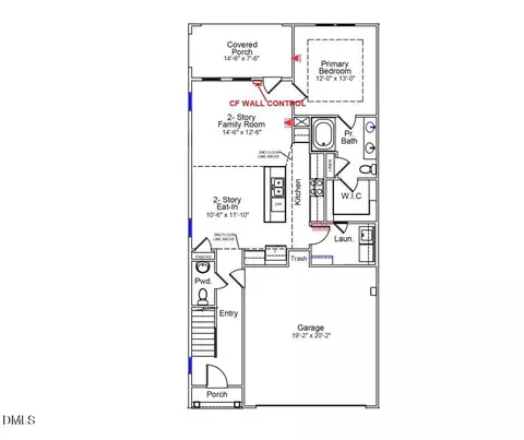 Floorplan - 601 Lanceleaf Ln #9, Durham, NC 27703 photo 1 of 2