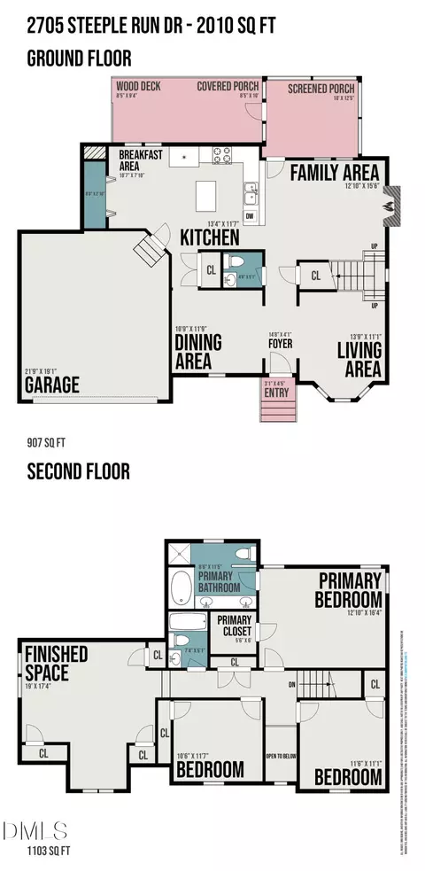 Floorplan - 2705 Steeple Run Dr, Wake Forest, NC 27587 photo 1 of 1