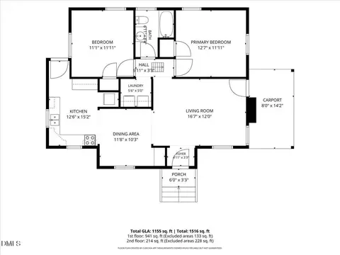 Floorplan - 426 Mitchell St, Henderson, NC 27536 photo 1 of 3