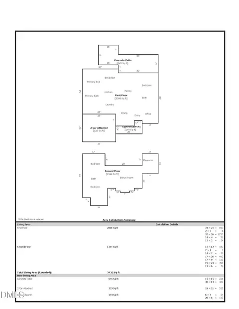 Floorplan - 48 Merrifield Ln, Garner, NC 27529 photo 1 of 1
