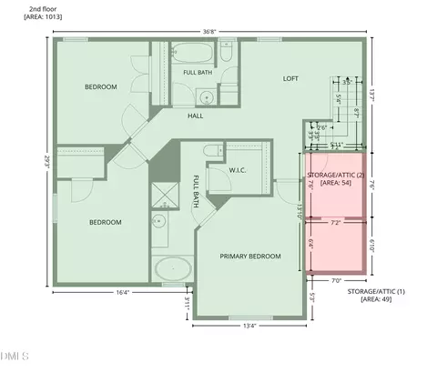 Floorplan - 5214 Interlock Dr, Raleigh, NC 27610 photo 6 of 6