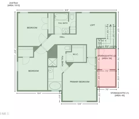 Floorplan - 5214 Interlock Dr, Raleigh, NC 27610 photo 3 of 6