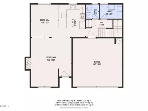 Floorplan - 5214 Interlock Dr, Raleigh, NC 27610 photo 5 of 6