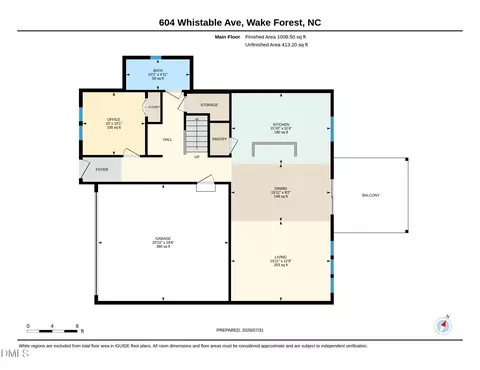 Floorplan - 604 Whistable Ave, Wake Forest, NC 27587 photo 2 of 4