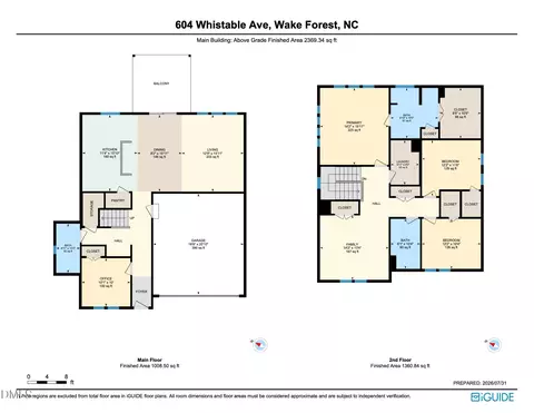 Floorplan - 604 Whistable Ave, Wake Forest, NC 27587 photo 4 of 4