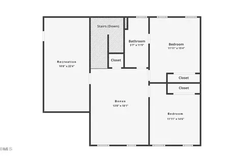 Floorplan - 565 Erwin Rd, Durham, NC 27707 photo 3 of 3