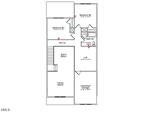 Floorplan - 605 Lanceleaf Ln #11, Durham, NC 27703 photo 2 of 2