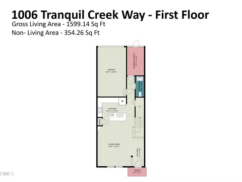 Floorplan - 1006 Tranquil Creek Way, Wake Forest, NC 27587 photo 1 of 2