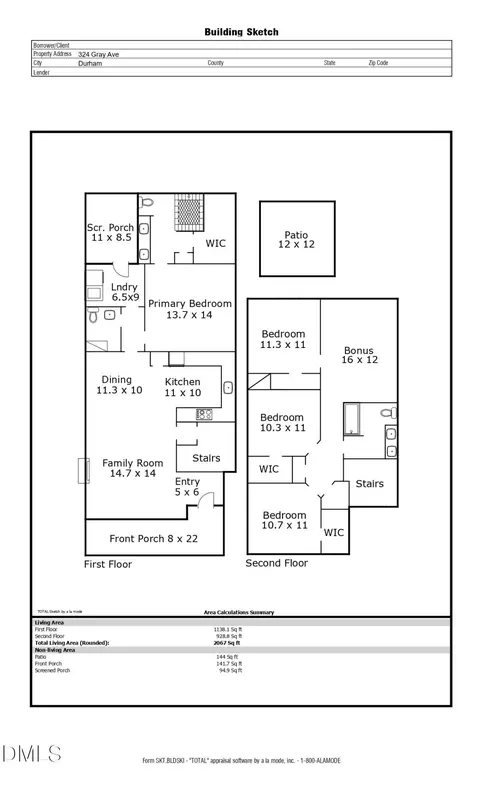 Floorplan - 324 Gray Ave, Durham, NC 27701 photo 1 of 1