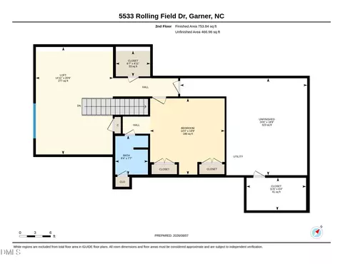 Floorplan - 5533 Rolling Field Dr, Garner, NC 27529 photo 2 of 2