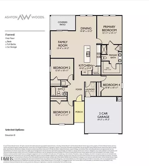 Floorplan - 6651 Chillingham Dr #93, Middlesex, NC 27557 photo 1 of 1