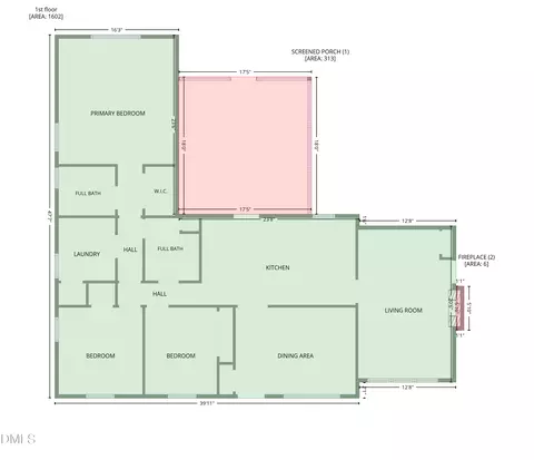 Floorplan - 913 W Core Rd, Dunn, NC 28334 photo 1 of 1