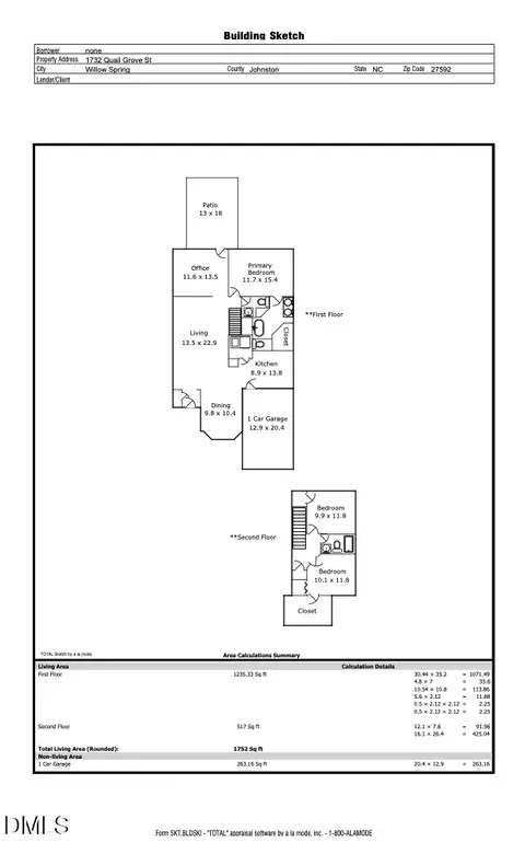 1732 Quail Grove St, Willow Spring, NC 27592