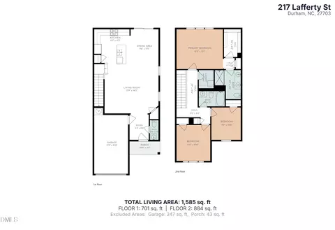 Floorplan - 217 Lafferty St, Durham, NC 27703 photo 1 of 1