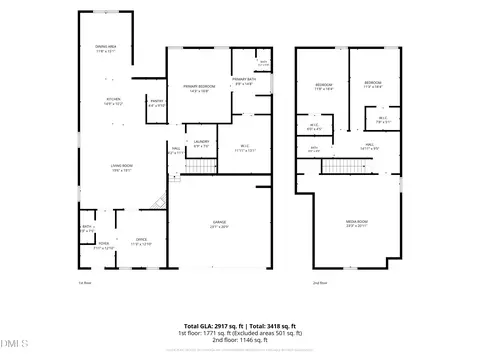 Floorplan - 53 Unique Pl, Garner, NC 27529 photo 1 of 1