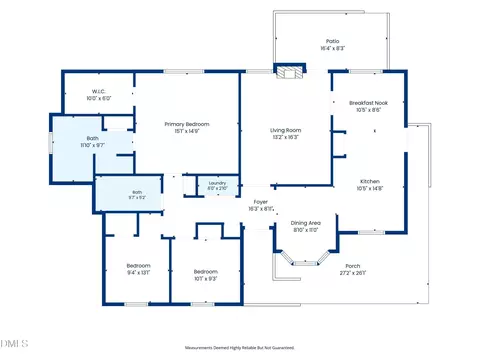 Floorplan - 6304 Walnut Glen Dr, Willow Spring, NC 27592 photo 1 of 1