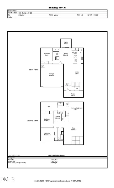 Floorplan - 605 Spellbrook Rd, Zebulon, NC 27597 photo 1 of 1