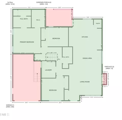 Floorplan - 552 N Orange St, Coats, NC 27521 photo 5 of 8