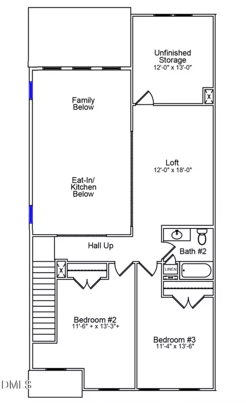 Floorplan - 609 Lanceleaf Ln #13, Durham, NC 27703 photo 1 of 3