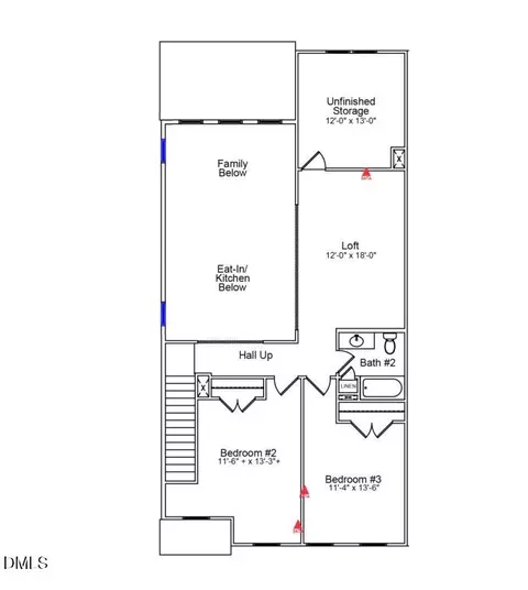 Floorplan - 609 Lanceleaf Ln #13, Durham, NC 27703 photo 3 of 3
