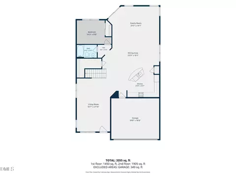 Floorplan - 120 Daneborg Rd, Durham, NC 27703 photo 1 of 3