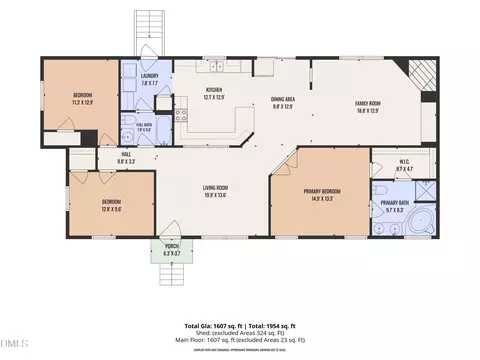 Floorplan - 2 Riverview Rd, Erwin, NC 28339 photo 2 of 4