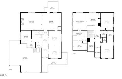 Floorplan - 175 Cherry Bark Loop, Clayton, NC 27527 photo 1 of 2