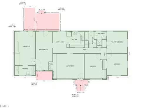 Floorplan - 1101 S Walnut Dr, Smithfield, NC 27577 photo 2 of 2