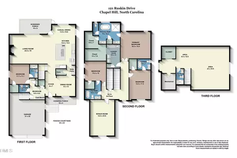 Floorplan - 121 Ruskin Dr, Chapel Hill, NC 27516 photo 1 of 1
