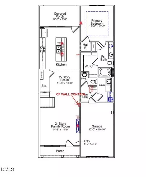 Floorplan - 611 Lanceleaf Ln #14, Durham, NC 27703 photo 3 of 4